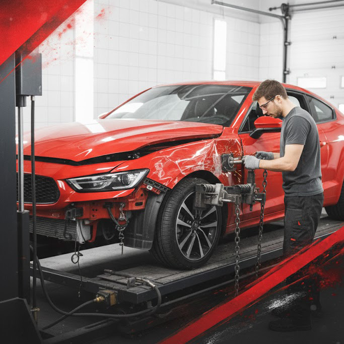 Рихтовка на стапеле